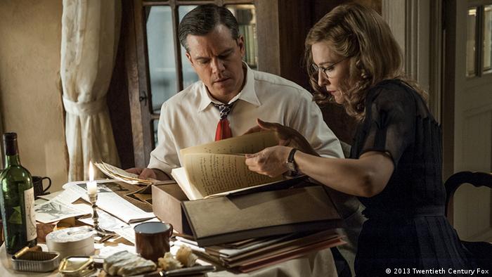 Matt Damon as a Monuments Men and Cate Blanchett as a French art historian in the upcoming Monuments Men film. Photo: 2013 Twentieth Century Fox