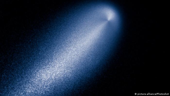 Comet Ison is expected to pass just about 621,000 miles (1 million km) from the sun's surface on November 28 and will be visible to the naked eye in December as it nears Earth. NASA scientists are not sure if the comet will survive as it reaches temperatures of 2,760 degrees upon arriving at the sun's surface. However should it continue on its course, the comet poses no threat to Earth. Dr Michelle Thaller said: Even if the comet does break up into many chunks, all those chunks will keep going by in about the same orbit. It's actually not going to get anywhere near us, so just enjoy it. Don't worry about it, this is a true gift from the cosmos.
