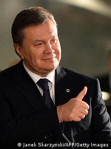 O Ουκρανός πρόεδρος Βίκτορ Γιανουκόβιτς