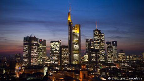 Bildergalerie Top Themen EU 2014 Skyline von Frankfurt am Main Bankenviertel 