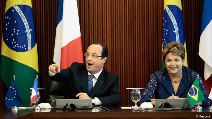 Dilma agradece a Hollande por apoiar iniciativa contra espionagem