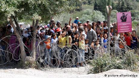 Syrien Flüchtlinge Grenze Türkei 01.09.2013