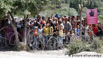 آوارگان سوری در مرز ترکیه