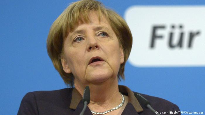 Bundeskanzlerin Angela Merkel gibt Minister bekannt