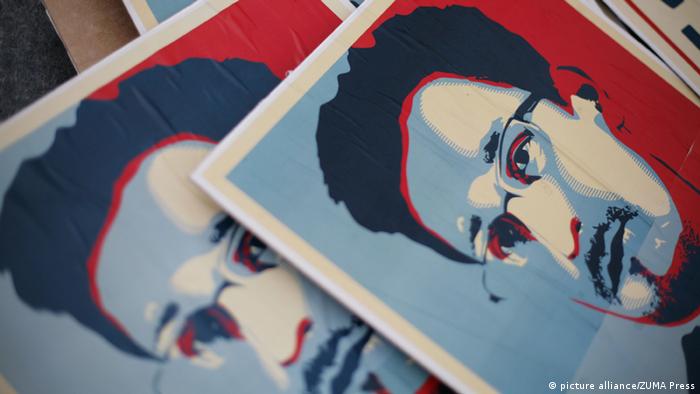 Edward Snowden artifiziertes PortrÃ¤t Poster