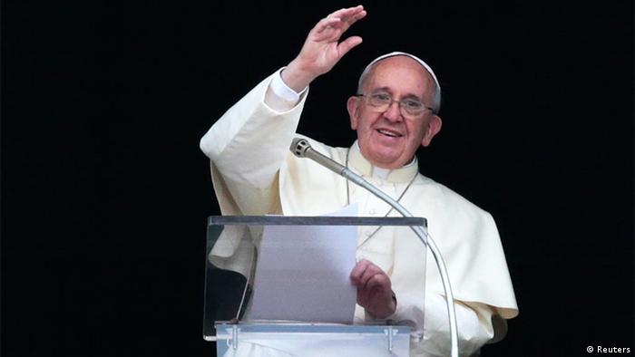 Papst Franziskus Gebet Petersplatz Vatikan 26.12.2013