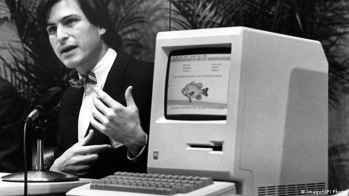 Steve Jobs i Apple Macintosh 1984