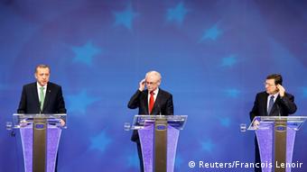 Erdogan, Van Rompuy and Barroso speak