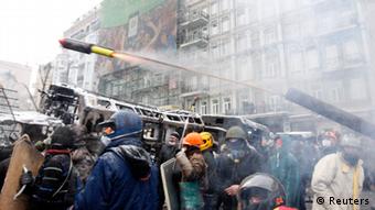 Demonstration und Proteste in Kiew 22.01.2014 