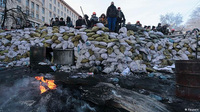 Ukraine Kiew Protest Demonstrant 27.1.2014