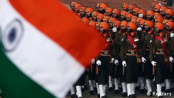 Indien Nationalfeiertag 26.Januar 2014 Soldaten