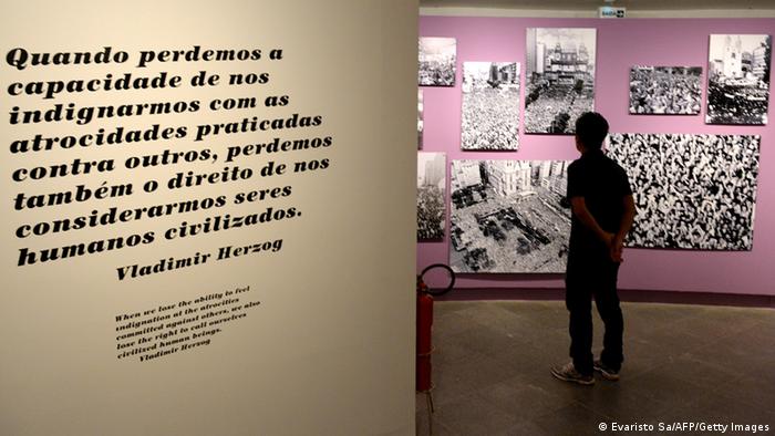 Exhibition in Brasilia about the dictatorship
(Photo: EVARISTO SA/AFP/Getty Images)