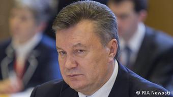O πρόεδρος της Ουκρανίας Βίκτορ Γιανουκόβιτς
