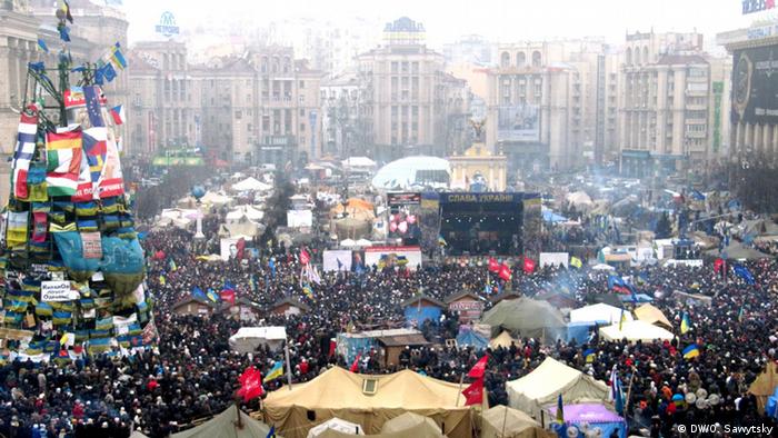 Ukraikian protest, Independence Square, 09.02.2014
