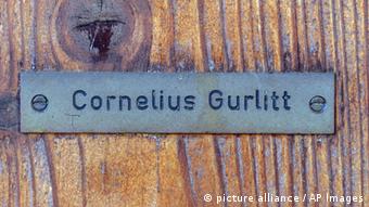 Cornelius Gurlitt's door sign in Salzburg