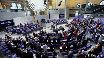 Άποψη του γερμανικού κοινοβουλίου 