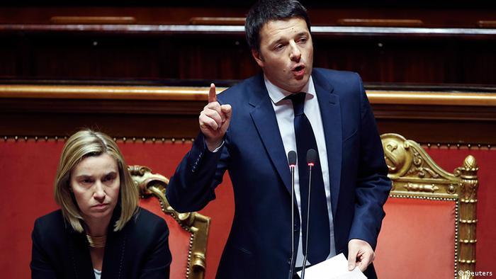  Matteo Renzi, jefe de Gobierno italiano.