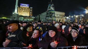 Demonstranti na Majdanu u Kijevu