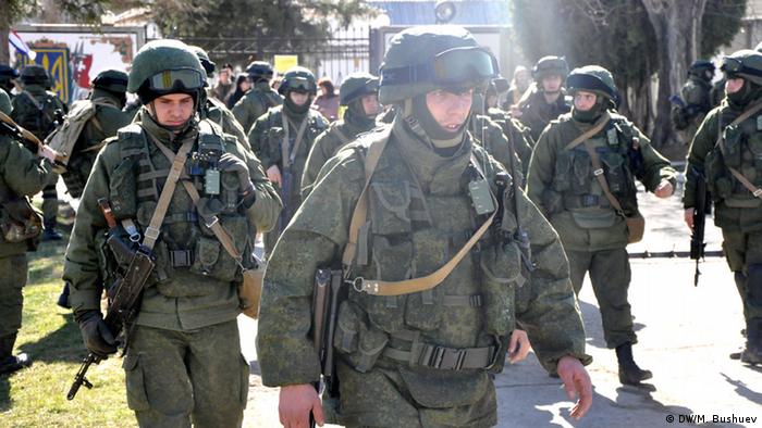 Российские солдаты в Крыму, фото из архива