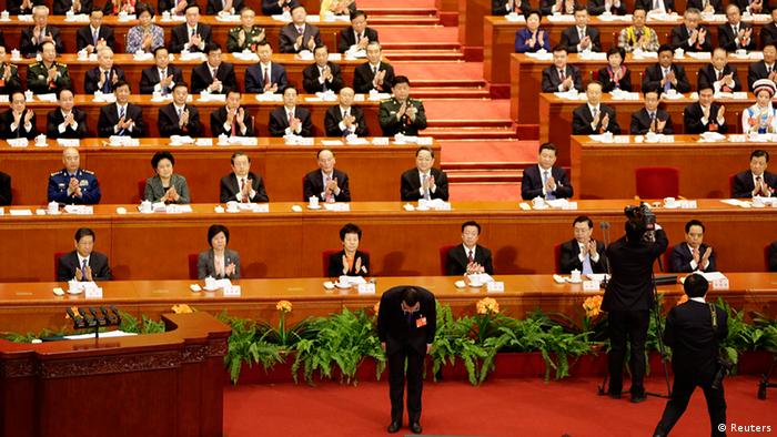 China Nationaler Volkskongress in Peking Ministerpräsident Li Keqiang 