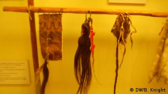 Scalps displayed at the Karl May Museum in Radebeul