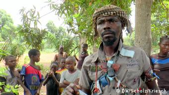 Un milicien anti-balaka à Bangui