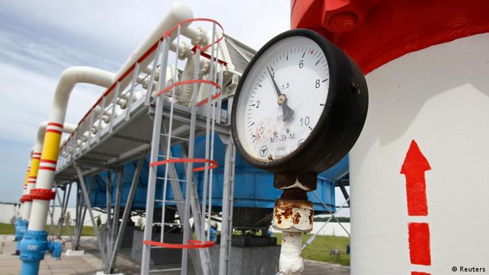 Участок газопровода на Украине, по которому российский газ поступает в Европу