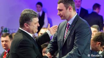 Petro Poroschenko and Vitali Klitschko
(Photo: REUTERS/Andriy Skakodub/Pool)