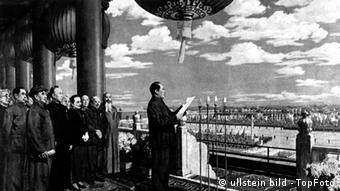 China Peking Mao Tsetung proklamiert die Volksrepublik China
