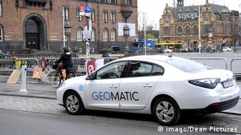 Electric car in Copenhagen