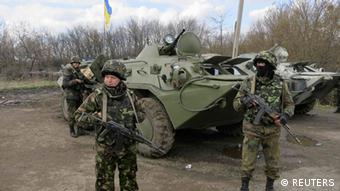 Ukraine Ostukraine Krise ukrainische Armee 15.4.2014