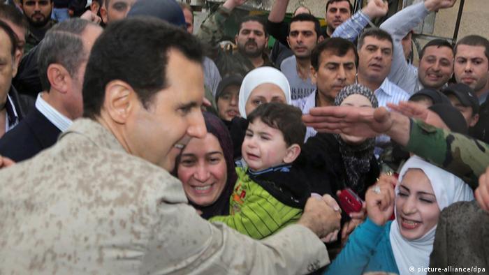 Syrien Präsident Bashar Assad Besuch in Maaloula