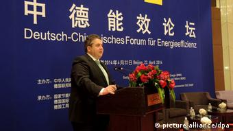 Sigmar Gabriel in Peking China 22.4.2014
