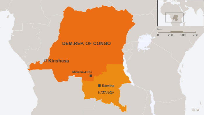 Congo DRC train crash Katanga map - 23.04.2014 Karte Congo DRC train crash Katanga map