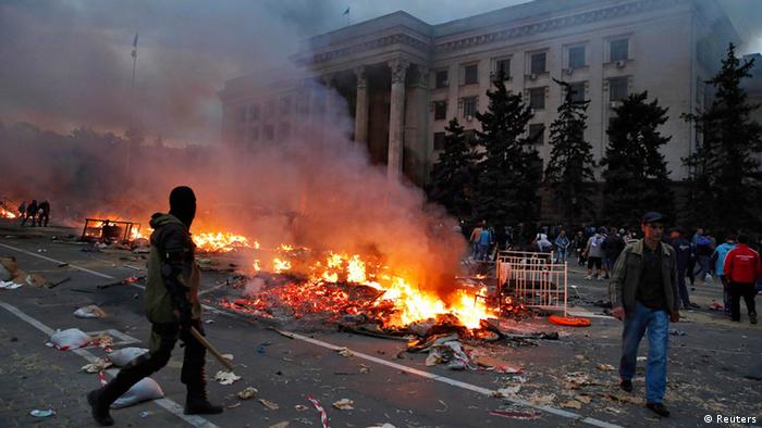 Mortes colocam Odessa no mapa da revolta separatista pró-Rússia