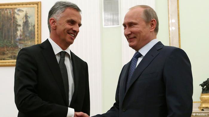 Rais Vladimir Putin wa Urusi akutana na Mwenyekiti wa OSCE Didier Burkhalter mjini Moscow
