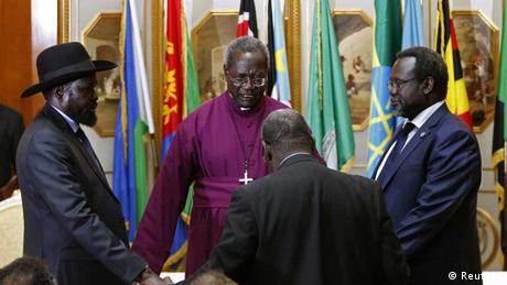 اتفاق في جنوب السودان حول تشكيل حكومة انتقالية   أخبار   DW.DE   30.09.2014