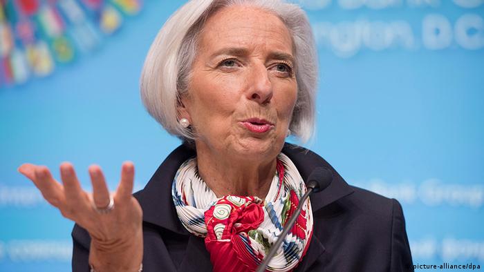 Christine Lagarde, directora del FMI. 