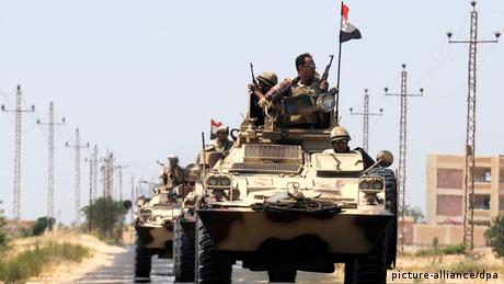 الجيش المصري يواصل تمشيط سيناء ويعلن قتل جهادي خطير  أخبار  DWDE  28072014
