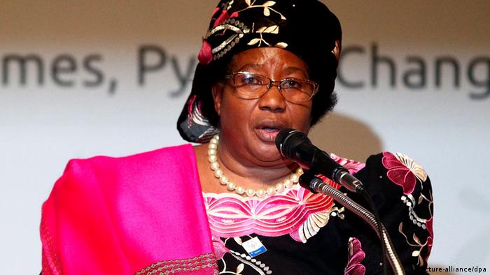Malawi Präsidentin Joyce Banda