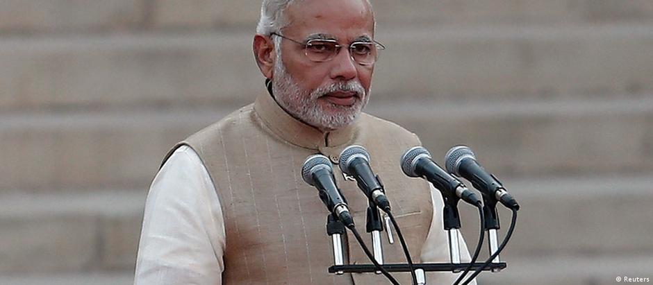 Primeiro-ministro da Índia, Narendra Modi: passos na direção certa