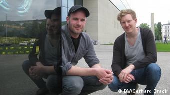 Director Lennart Ruff (links) and producer Tobias Huber(Photo copyright: DW/Gerhard Brack)