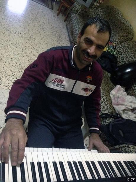 Fais Shafi Blinder arbeitet als Handwerker in Ramallah