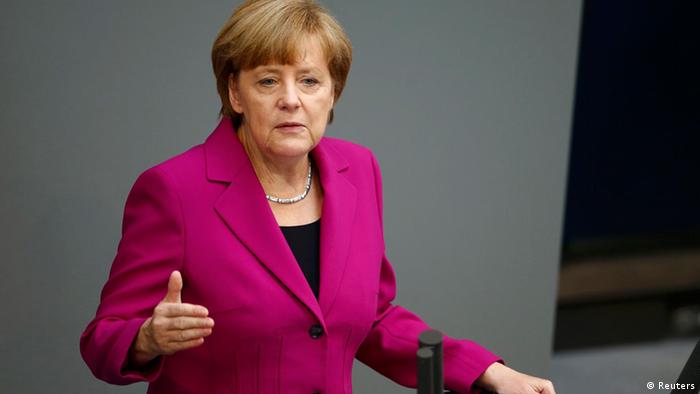 Merkel Regierungserklärung 4. Juni 2014
