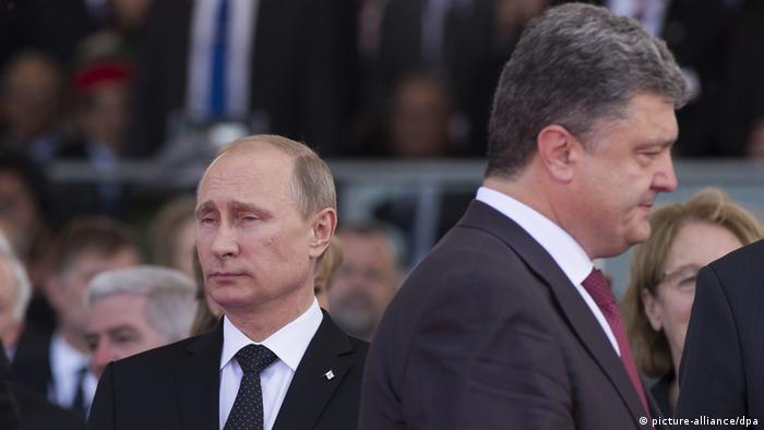 Vladimir Putin und Petro Poroschenko