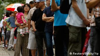 Hongkong Referendum für mehr Demokratie Demonstration 22.06.2014