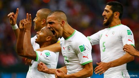 الجزائر تنعش آمالها في التأهل برباعية في كوريا الجنوبية  كأس العالم 2014  DWDE  22062014
