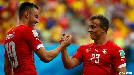 سويسرا ترافق فرنسا إلى ثمن نهائي المونديال  كأس العالم 2014  DWDE  26062014