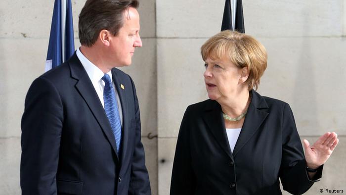 David Cameron und Angela Merkel