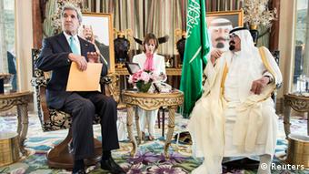 Außenminister John Kerry in Saudi Arabien zu Gesprächen über Irak und Syrien